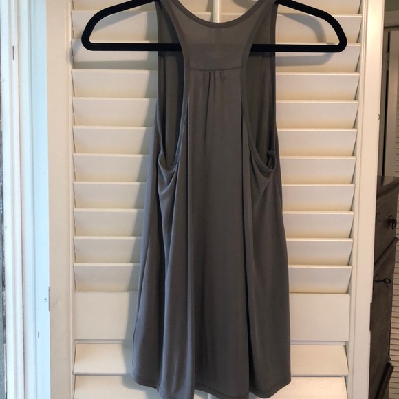 NWOT - Gray with Black Stripe Top by Orange Creek - Picture 4 of 6